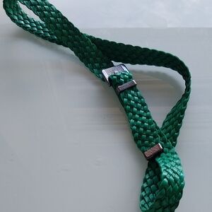 Jil Sander Vintage 80s Woven Leather Belt